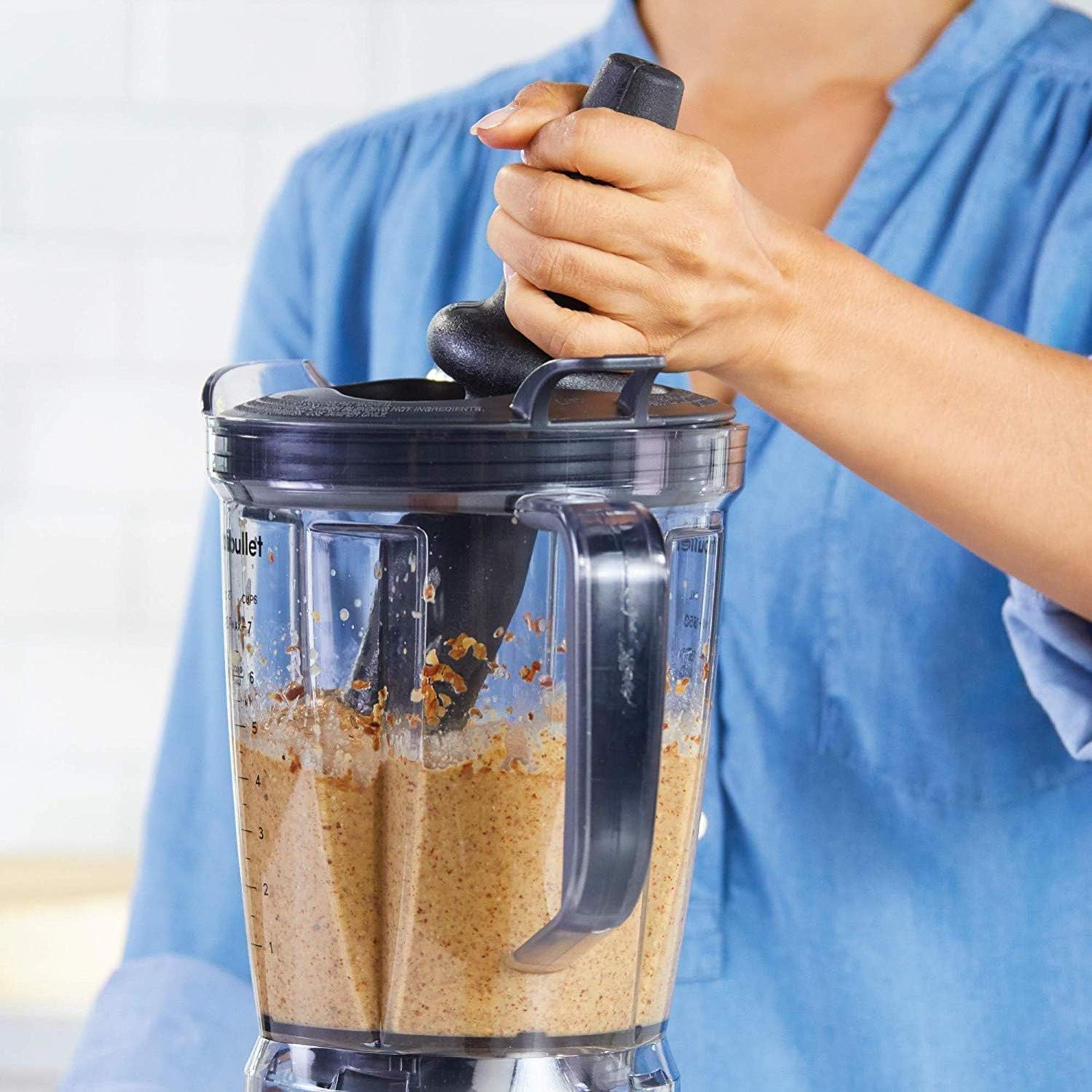 NutriBullet Full Size Blender + Combo , 7 Piece Set, Multi-Function High Speed Blender, Mixer System with Nutrient Extractor, Smoothie Maker, Dark Grey, 1000 Watts خلاط بالحجم الكامل عالي السرعة متعدد الوظائف من نوتري بوليت بقدرة 1000 واط NutriBullet Full Size Blender + Combo , 7 Piece Set, Multi-Function High Speed Blender, Mixer System with Nutrient Extractor, Smoothie Maker, Dark Grey, 1000 Watts خلاط بالحجم الكامل عالي السرعة متعدد الوظائف من نوتري بوليت بقدرة 1000 واط